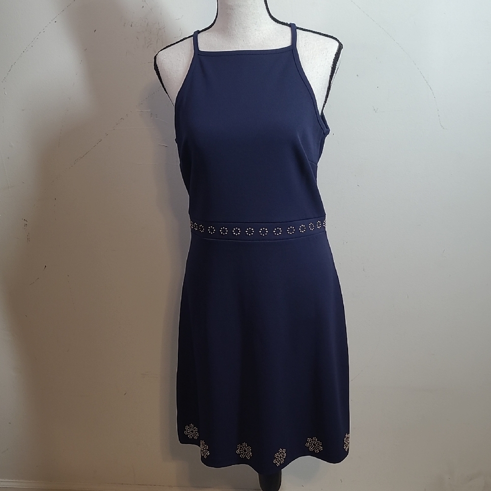 Michael Kors Navy Blue Mini Dress